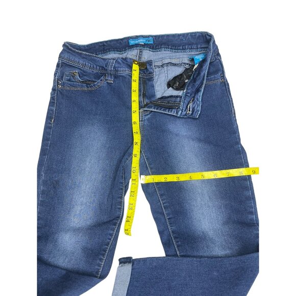 WannaBettaButt?‎ Womens Jeans Size 11 Dark Wash Denim Slimming Fit Stretch Pants - Picture 6 of 10